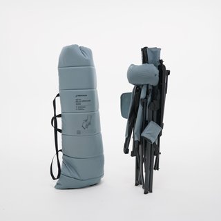 Tumbona de camping relax, plegable y acolchada, con