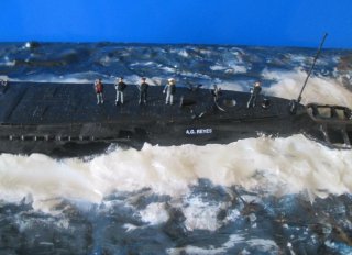 Maqueta submarino Armada Española 1/200