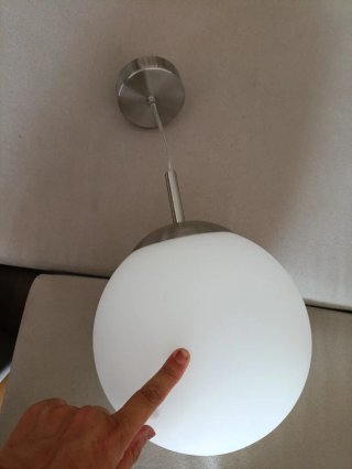Lámpara colgante esférica moderna