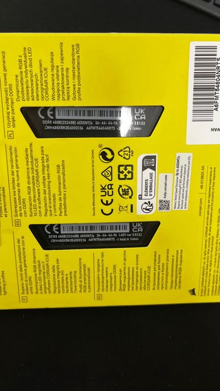 Corsair Vengeance RGB DDR5 48GB 6000MHz Cl36