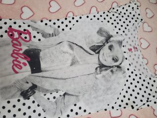 Camiseta "Barbie" marca Blanco Talla S
