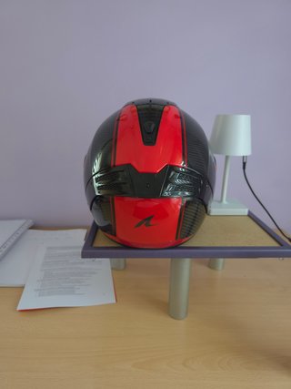 Casco Shark Spartan RS Carbon Red+Cardo Spirit HD