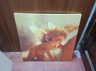 Cuadro de ángel bebé