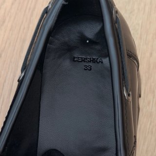 Zapatos mocasín negros plataforma cordones
