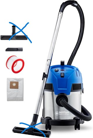 Nilfisk Multi II 22L Aspirador de Agua y Polvo Pot