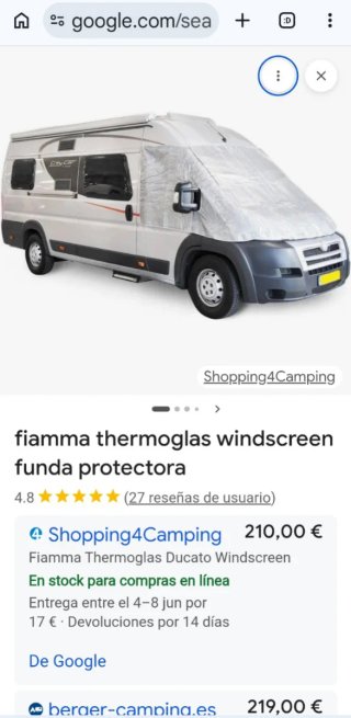 Protector Térmico Fiamma para Autocaravana