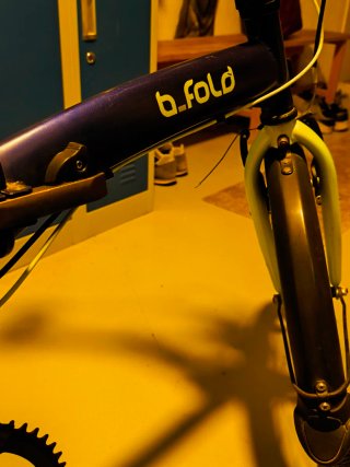 Bicicleta plegable B-Fold Decathlon