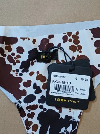 Slip brasiliano fantasia mucca