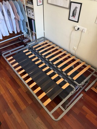 Sofá Cama Ikea NYHAMN 140x200 Gris