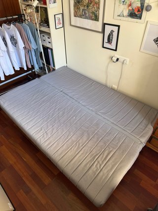 Sofá Cama Ikea NYHAMN 140x200 Gris
