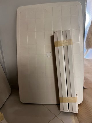 2 Tavoli Plastica Bianchi Giardino Usati