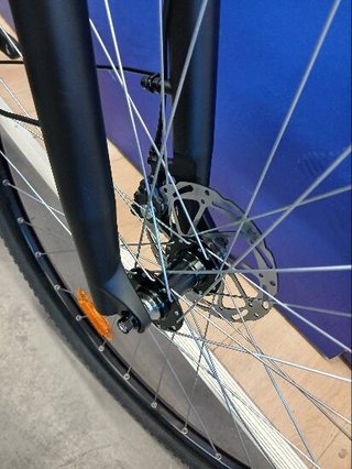 Bicicleta Trekking Eléctrica Cuadro Bajo E-Actv 100 Gris