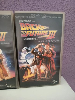 Trilogía Regreso al Futuro VHS