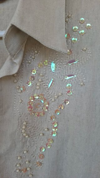 Blusa de lino
