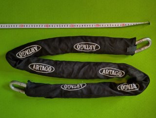 Cadena y candado Artago antirrobo moto 1.5m 69T150