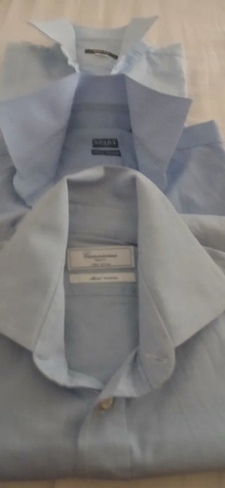 3 Camicie Spada Azzurre Taglia L