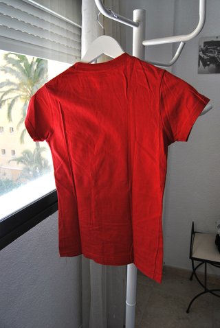 FOX Camiseta roja manga corta S