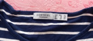 Camiseta Cortefiel rayas marinera