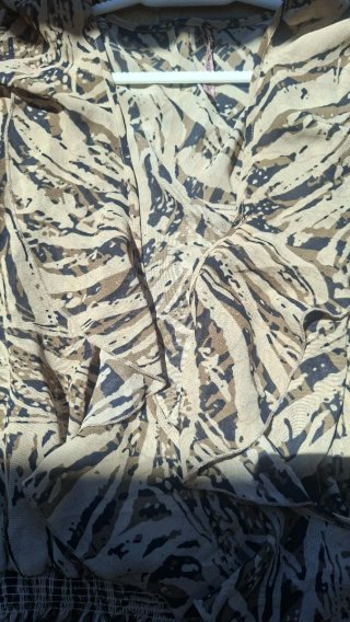Blusa estampada de gasa