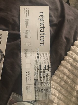 CD Taylor Swift Reputation