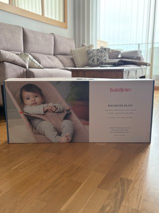 Hamaca BabyBjörn Bliss Gris Acolchada