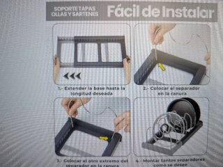 Organizzatore da Cucina Espandibile Separatore per Padelle