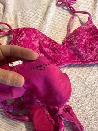Bikini Calzedonia Rosa Terciopelo