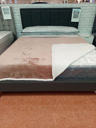 Cama Matrimonio con Cabecero Tapizado