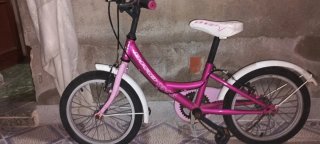 Bicicleta infantil B-Pro rosa 16