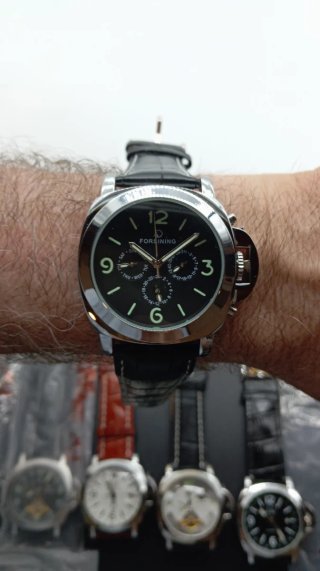 Orologio automatico FORSINING nero/argento