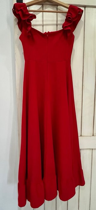 Traje de flamenca rojo