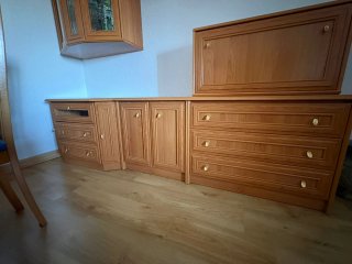 Mesa de comedor y 6 sillas madera