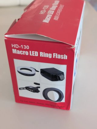 Flash Anillo Macro LED para Cámara