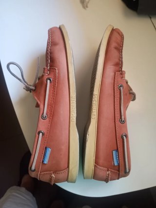 Náuticos Sebago Naranja color teja