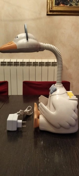 Lampada e lettore cassette papera