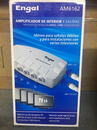 Amplificador de Interior de 4 Salidas blanco