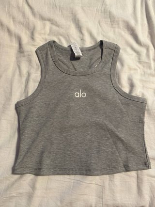 Top Alo Yoga Grigio
