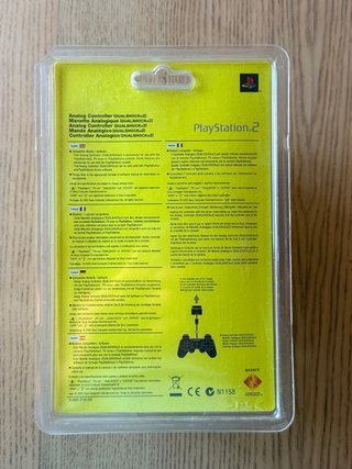 Mando DualShock 2 Satin Silver PS2 nuevo