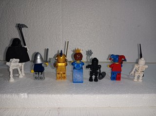 Minifiguras LEGO Castle 7079 + Instrucciones LEED