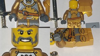 Minifiguras LEGO Castle 7079 + Instrucciones LEED