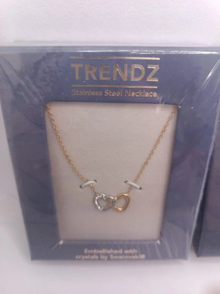 Collar y pendientes Trendz acero Swarovski