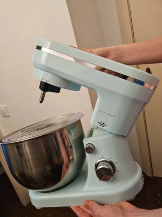 Batidora de cocina azul