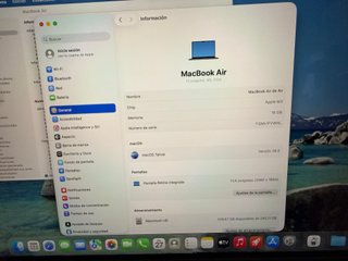 MacBook Air 13 M3 16gb 256gb 100% bateria, garanti