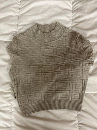 Jersey de punto con cuello alto