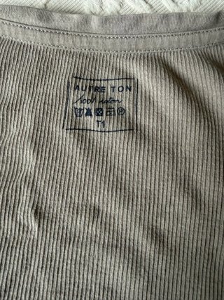 Autre Ton Blusa Malha Canelada Algodão M