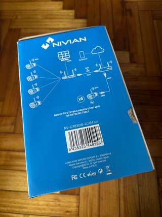 Kit Cámaras Vigilancia NIVIAN WiFi 2K