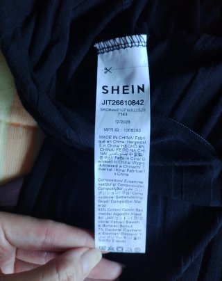 Mono body corto Shein manga larga