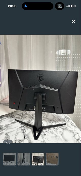 Monitor Curvo MSI Nero