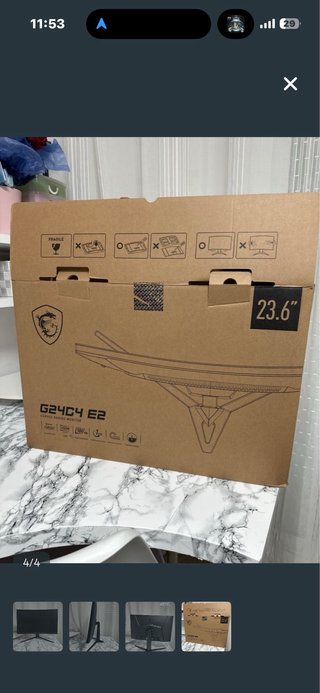 Monitor Curvo MSI Nero