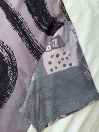 Camiseta Desigual Hombre XL Marrón Multicolor